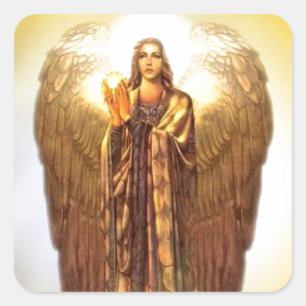 Pegatina Cuadrada Archangel Uriel