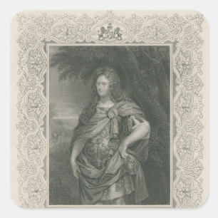 Pegatina Cuadrada Archibald Campbell