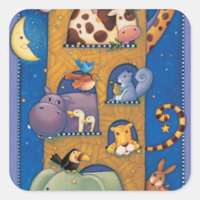 Pegatina Cuadrada Arco Alto (Anverso)