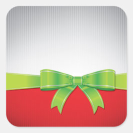 Pegatina Cuadrada arco de navidades