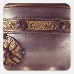 Pegatina Cuadrada Ardagh Chalice, Reerasta, County Limerick