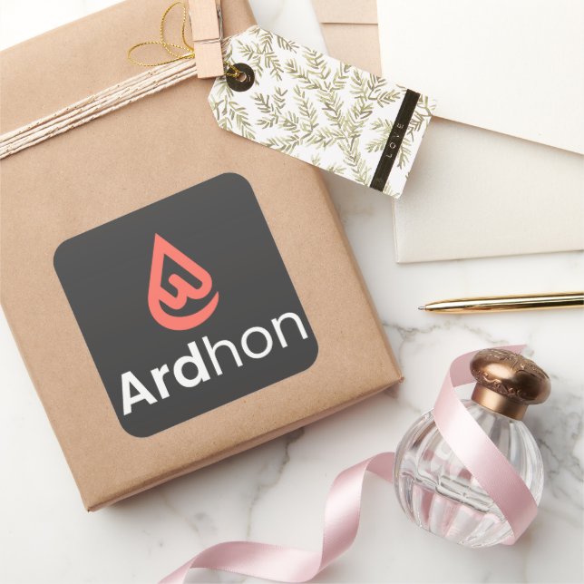 Pegatina Cuadrada Ardhon - lleva tu estilo, a tu manera (Regalar)