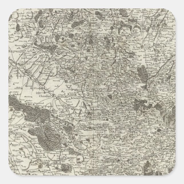 Pegatina Cuadrada Argentino, Falaise (Anverso)