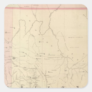 Pegatina Cuadrada Arizona