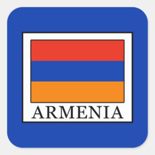 Pegatina Cuadrada Armenia