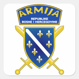 Pegatina Cuadrada Armija BiH