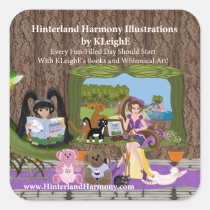 Pegatina Cuadrada Armonía interior