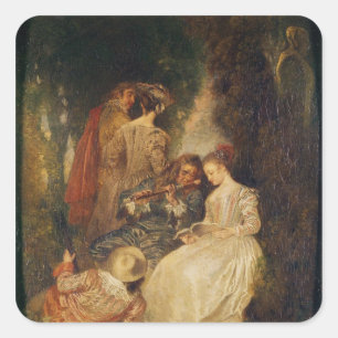 Pegatina Cuadrada Armonía perfecta