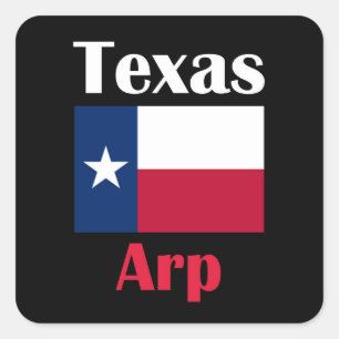 Pegatina Cuadrada Arp Texas