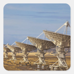 Pegatina Cuadrada Arreglo Muy Grande aka Astronomía Nacional Radiofó