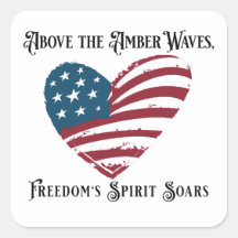 Arriba de las olas de ámbar 4 de julio Día de la I