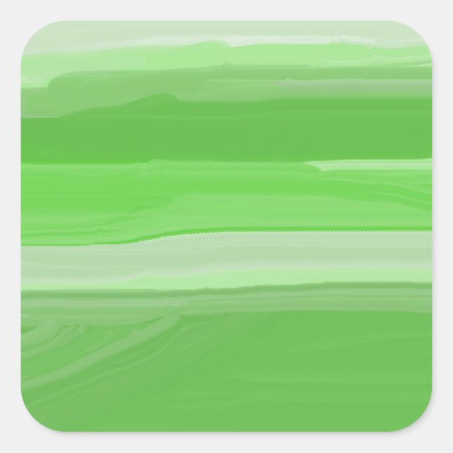 Pegatina Cuadrada arte abstracto (Anverso)