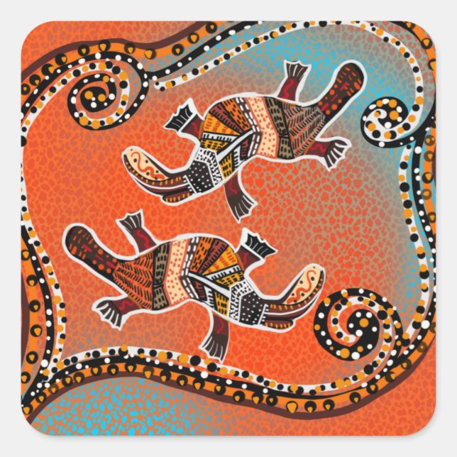 PEGATINA CUADRADA ARTE PLATAPOSO (Anverso)