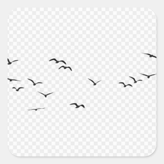 Pegatina Cuadrada Artesanías y artículos de Fiesta > Accesorios para (Anverso)