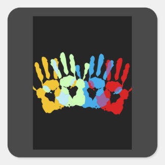 Pegatina Cuadrada Artesanías y suministros de Fiesta > Artículos de