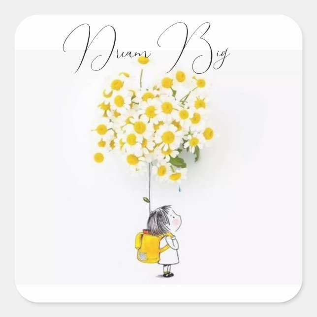 Pegatina Cuadrada Artesanías y suministros de Fiesta > Suministro de (Anverso)