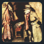 Pegatina Cuadrada Arthur Rackham - A Christmas Carol - Grumpy<br><div class="desc">Arthur Rackham - A Christmas Carol - Grumpy.  Charles Dickens , Ebenezer scrooge and the Ghosts of Christmas.
frontiernow.com</div>