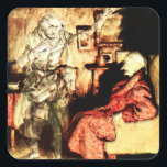 Pegatina Cuadrada Arthur Rackham - A Christmas Carol - Scrooge<br><div class="desc">Arthur Rackham - A Christmas Carol - Scrooge.  Charles Dickens , Ebenezer scrooge and the Ghosts of Christmas.
frontiernow.com</div>
