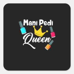 Pegatina Cuadrada Artista de Queen Nail