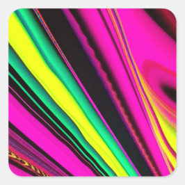 Pegatina Cuadrada Artsy