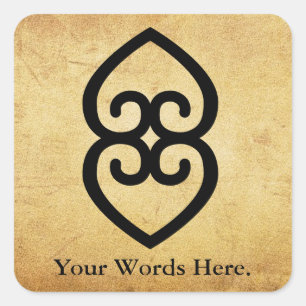 Pegatina Cuadrada ASASE YE DURU el   Providence y la tierra de la