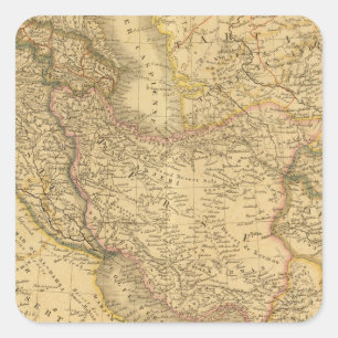 Pegatina Cuadrada Asia 33