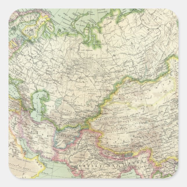 Pegatina Cuadrada Asia 37 (Anverso)