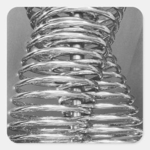 Pegatina Cuadrada Asia, Japón, Tokio. Tubo de enrollado, Tepco Ener