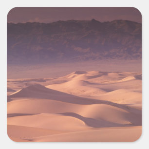 Pegatina Cuadrada Asia, Mongolia, desierto de Gobi, Gobi Gurvansaikh