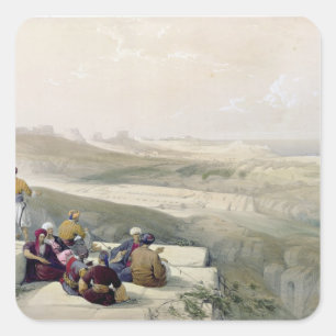 Pegatina Cuadrada Askalon, placa del volumen II 'del santo