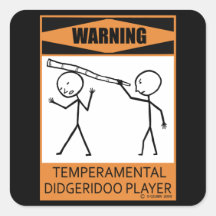 ¡Atención! Jugador de Didgeridoo Temperamental