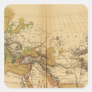 Pegatina Cuadrada Atlas 6