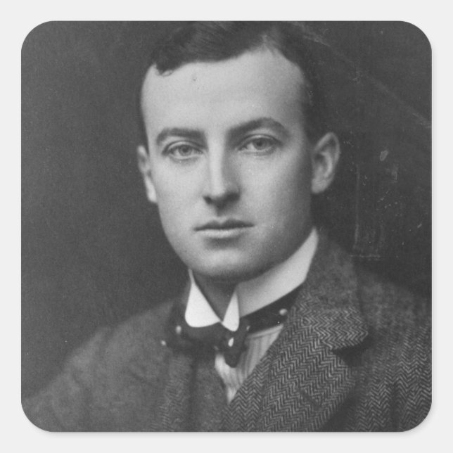 Pegatina Cuadrada Austen Chamberlain (Anverso)
