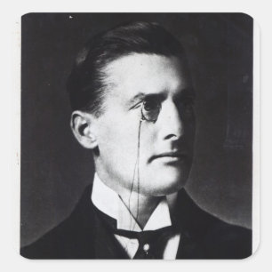 Pegatina Cuadrada Austen Chamberlain