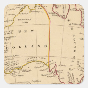 Pegatina Cuadrada Australia 7