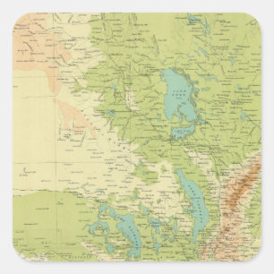 Pegatina Cuadrada Australia del Sur