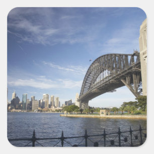 Pegatina Cuadrada Australia, Nueva Gales del Sur, Sydney
