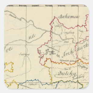 Pegatina Cuadrada Austria 5