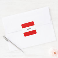 AUSTRIA: Bandera de Austria