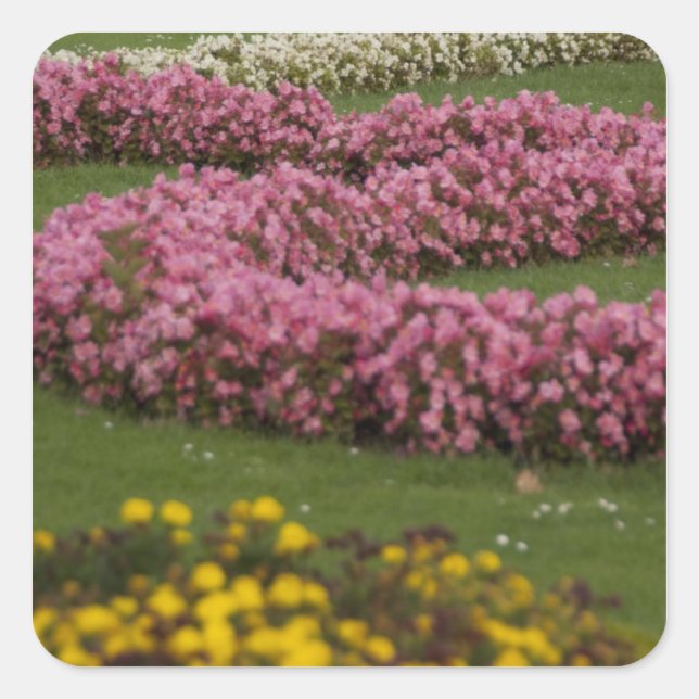 Pegatina Cuadrada Austria, Viena. El barroco de María Teresa (Anverso)