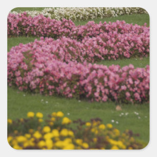 Pegatina Cuadrada Austria, Viena. El barroco de María Teresa