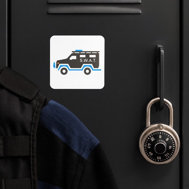 Pegatina Cuadrada Auto SWAT (Subido por el creador)