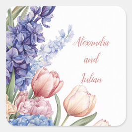 Pegatina Cuadrada Autocollant