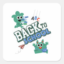 Aventura de monstruo lindo de vuelta a la escuela