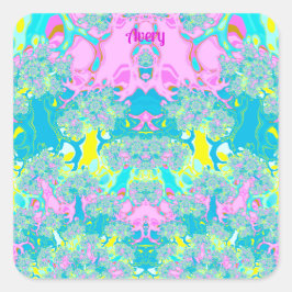 PEGATINA CUADRADA AVERY ~ PERFECCIÓN PASTEL ~