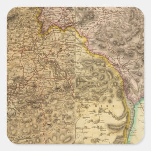 Pegatina Cuadrada Ayrshire compuesto