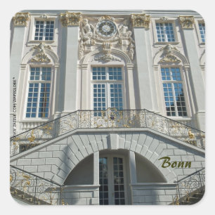 Pegatina Cuadrada Ayuntamiento de Bonn