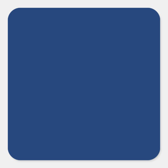 Pegatina Cuadrada Azul EEUU (Anverso)