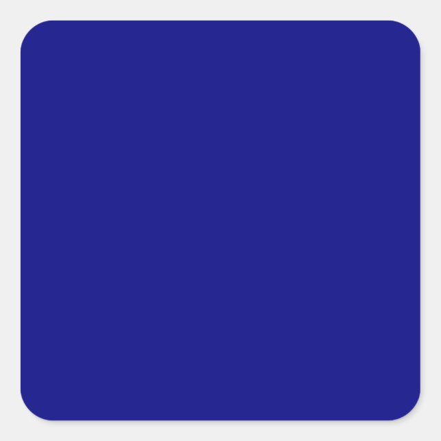 Pegatina Cuadrada Azul Marina (Anverso)