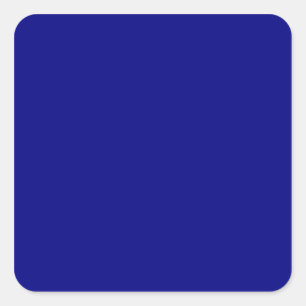 Pegatina Cuadrada Azul Marina